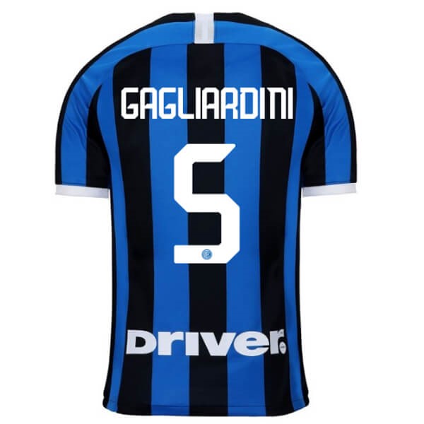 Camiseta Inter Milan NO.5 Gagliardini Primera equipo 2019-20 Azul